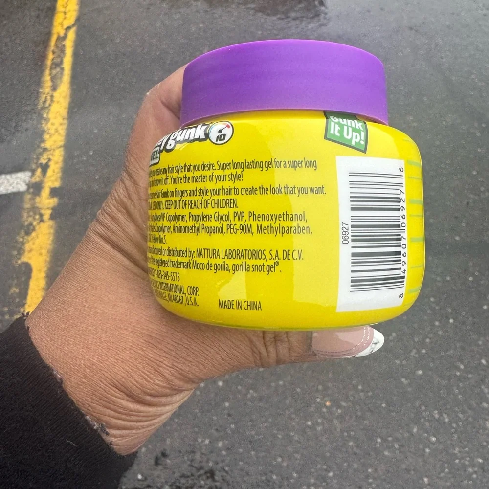 Hair Gel - Purple and Yellow